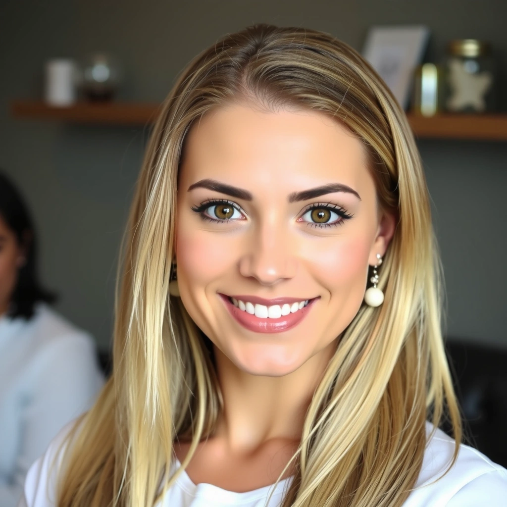 Ritratto professionale di Sofia Ricci, nutrizionista pediatrica